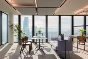 FlexOffice Basel Messeturm &ndash; Espaces de bureaux et de travail pour votre &eacute;quipe